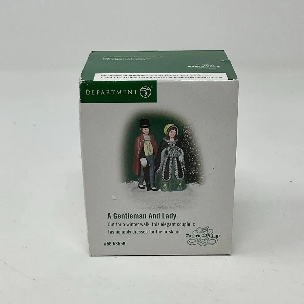 Dept 56 Dickens Village A Gentleman And Lady Christmas 56.58559